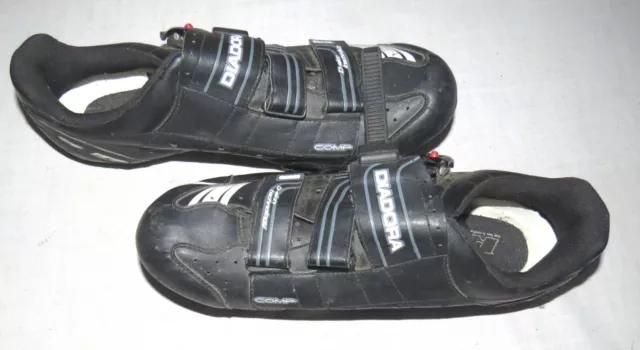 Diadora Hombre Negro Cycle SPORTS Zapatos Talla 13.5 2