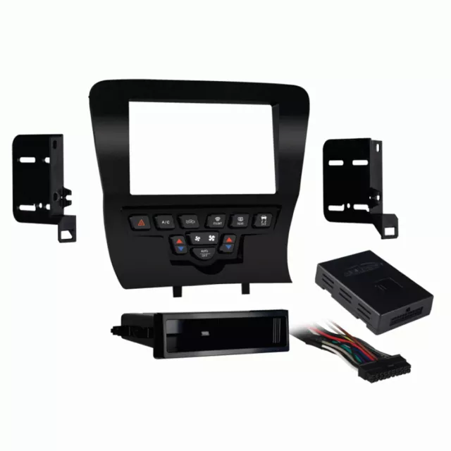 Metra 99-6514B soporte de radio DIN doble Kit de instalación para Dodge Charger