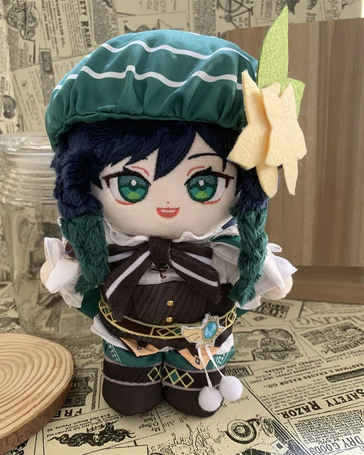 ANIME GENSHIN IMPACT Raiden Shogun Dress Up Plush Doll 20cm Cotton Toy