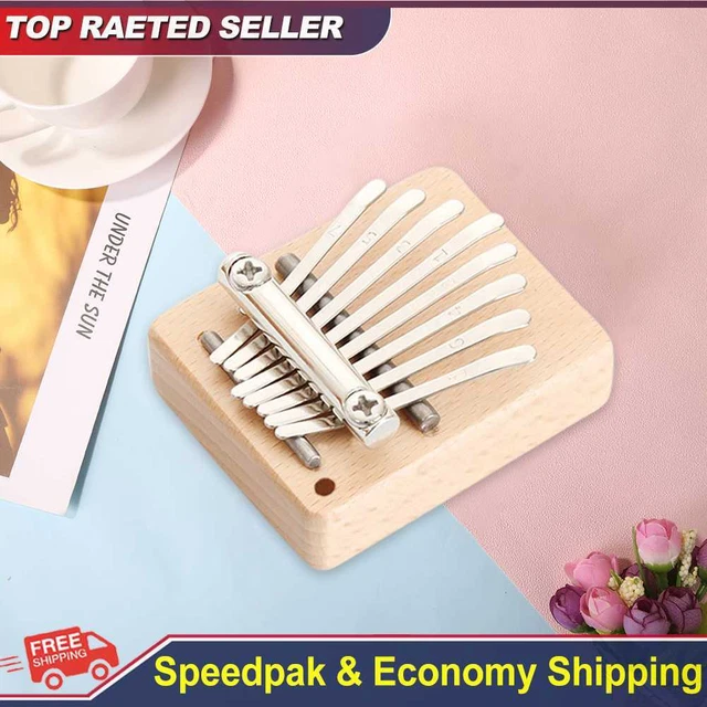 Mini Kalimba Daumenklavier Acryl 8-Ton süßes Fingerklavier Musikgeschenk (rechte
