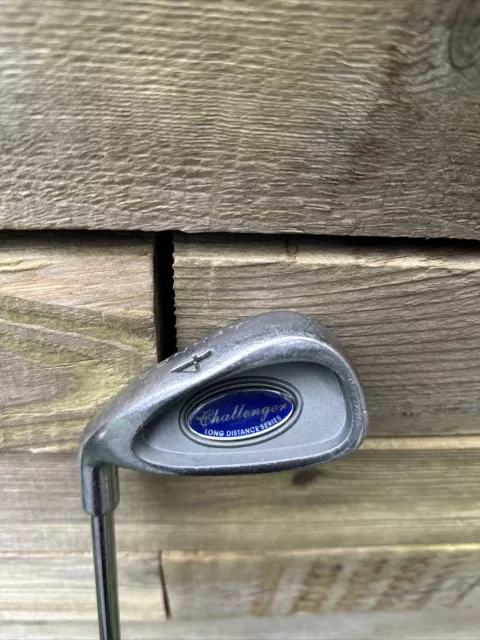 Donnay Challenger 4 Eisen linkshändiger Stahlschaft Golfschläger