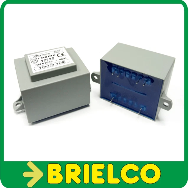 Transformateur Encapsulé 2.5VA - Entrée 220V AC / Sortie 2x6V - Neuf