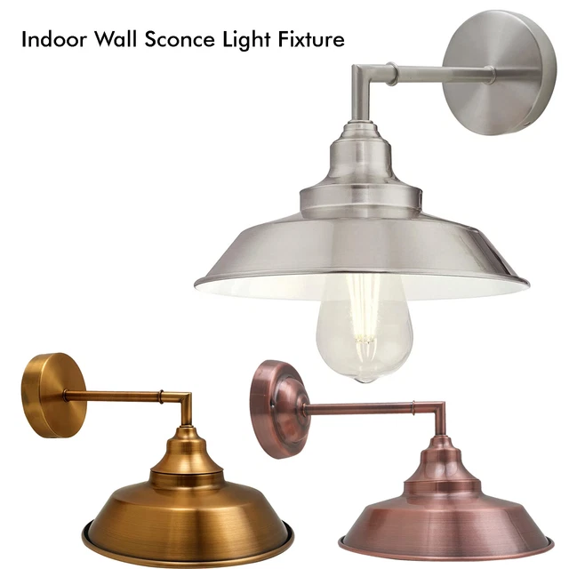 Antik Retro Vintage Industriell Metall Wandleuchte Wand Lampe Wandleuchter Licht