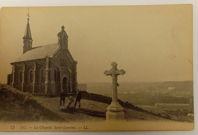 La Chapelle Saint-Laurent FRANCE RPPC POSTCARD c1900 Carte Postale