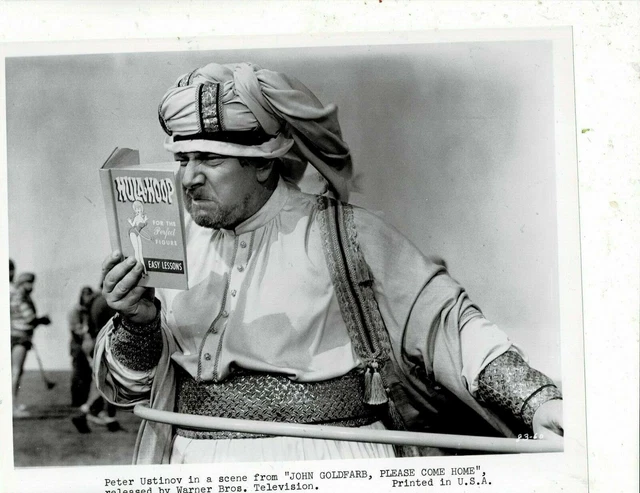 Super Rare!! 8X10 1965 Orig Tv "John Goldfarb Please Come Home" Peter Ustinov!!