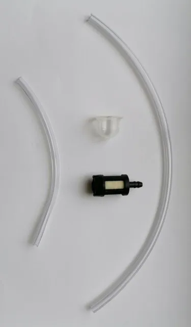 Fuel pipe 3mm ID x 5mm OD, 1x22cm & 1x11cm Pipe, Filter & 19mm P/ bulb - UK ⭐⭐⭐