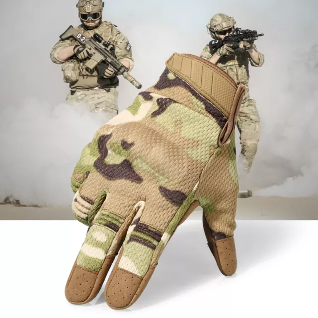 Tactical Gloves Hard Knuckle Full Finger Military Army Combat Hunting Shooting 2