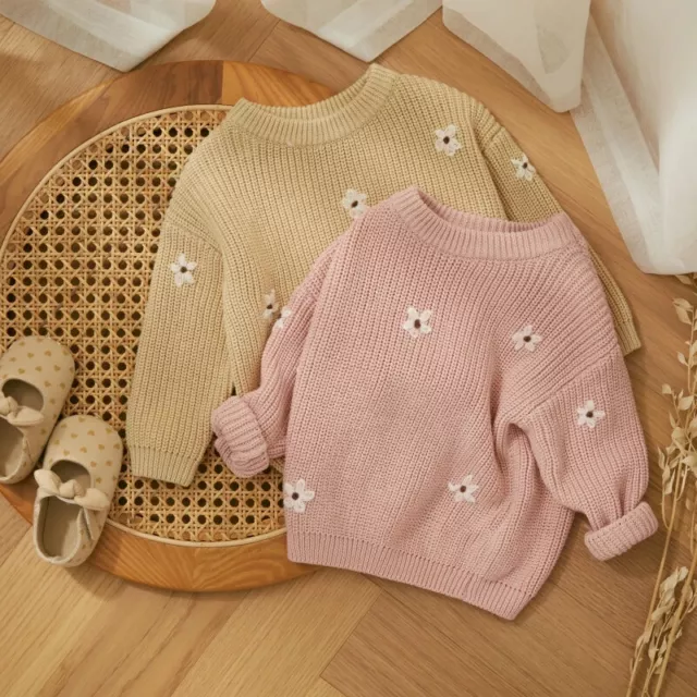 Winter Boys Girls Sweater Long Sleeve Clothes Knitwear Pullover Top for Infant
