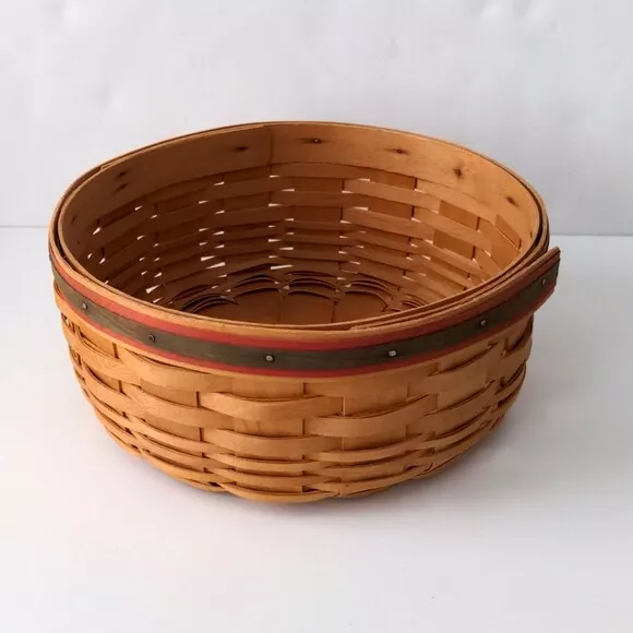 Longaberger Baskets 9.5" Round 2000 Century Celebration Hand Woven USA