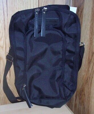 Gregg Norman Solid Black Travel Bag 13X10X5 Adjustable Shoulder Strap Handle Nwt