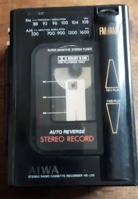 Lecteur cassette Walkman AIWA HS-J36 HS J36 vintage