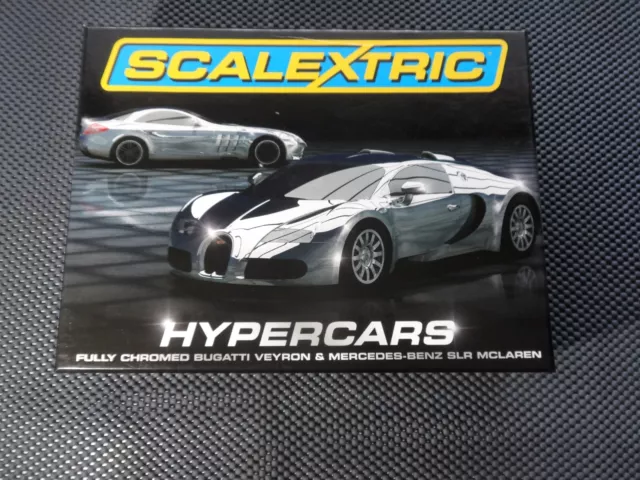 Scalextric Hypercars 1:32 Bugatti Veyron EB 16.4 Mercedes-Benz SLR Neu OVP CHROM