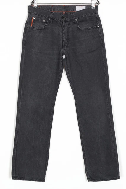 Jean Slim Hugo Boss Orange - Taille W34 L32, Couleur Bleu - Coton, Coupe Slim - Occasion Très Bon état
