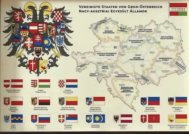 Bandiera del Impero austro-ungarico 90x60cm - Compra/Vendita Bandiere di Austria-Ungheria 1867-1918 60 x 90 cm con foro per un asta
