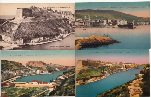 BONIFACIO 2 Vintage Old Postcards Lot of 4