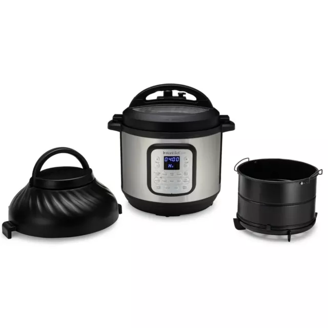 Instant Pot 6qt Duo Crisp 11-in-1 Electric Pressure Cooker with