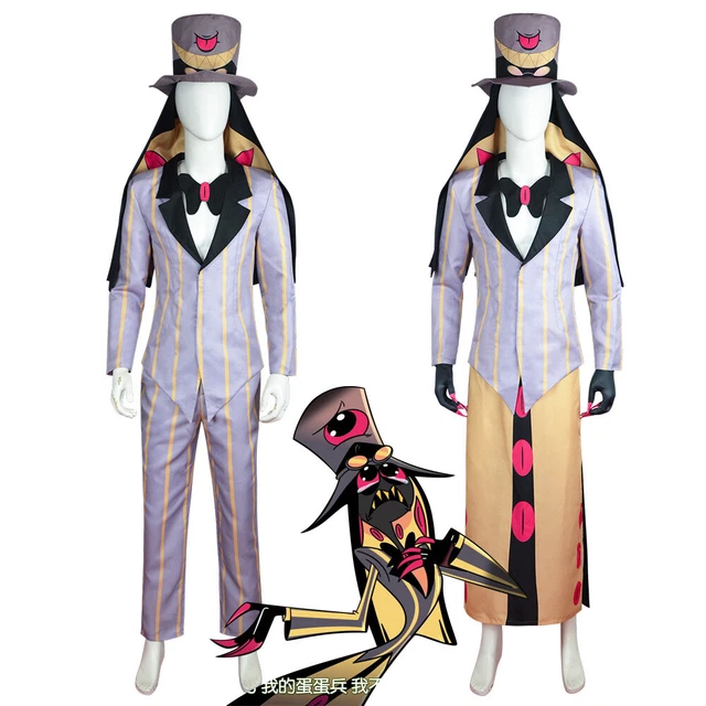 Hazbin Hotel 2 (2025) Sir Pentious Gray Black Set Outfits Cosplay Costume