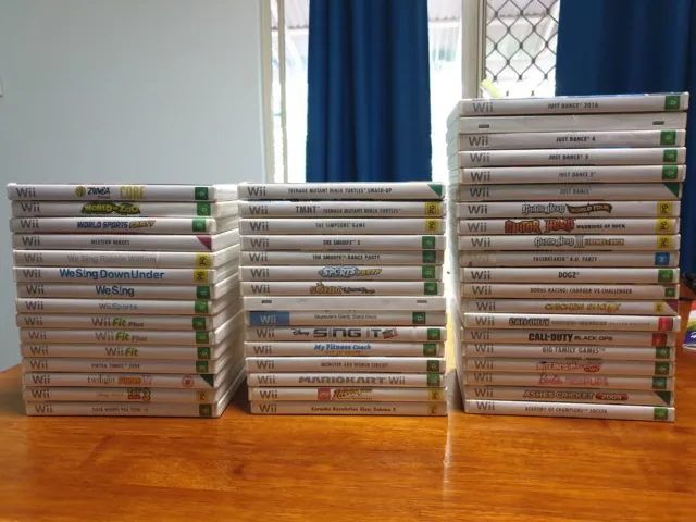 Nintendo Wii Games Mixed. Select One Or Many. Create Your Own Bundle.