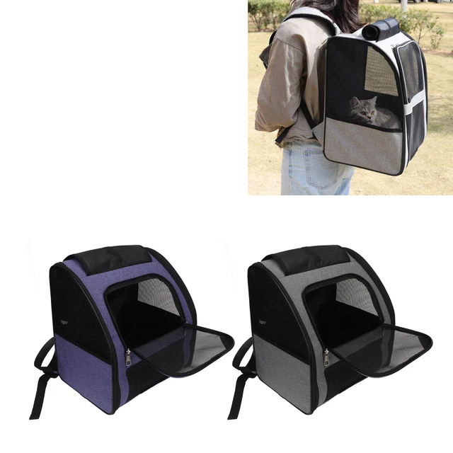 Cat Backpack Carrier Portable Breathable Large Capacity Pet Travel Carrier F Sap