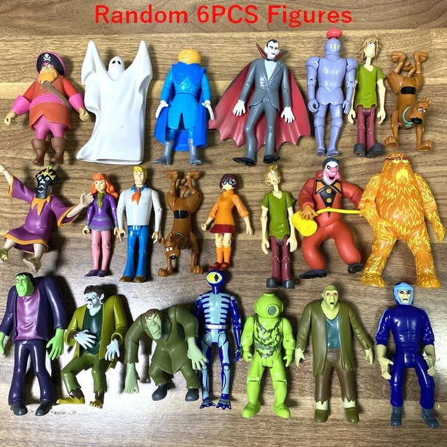 5 Boîtes De Figurines Scooby-Doo Mystery Mates - Avec Gel Gluant, Neuves Scellées