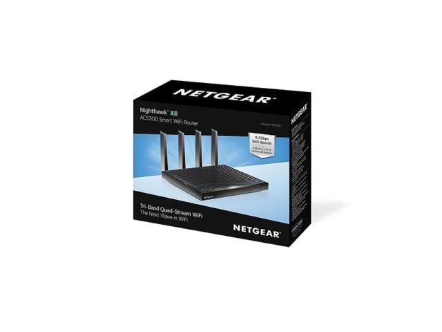 Difetto parziale! Netgear R8500 X8 AC5300 router wireless Quad Stream tri-band Gigabit