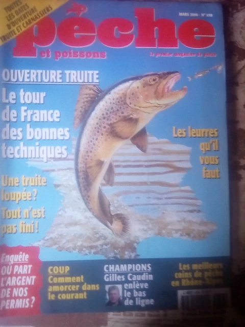 Lot 3 Magazines Anciens – La Pêche Et Les Poissons – Années 1983/88 – Bon état