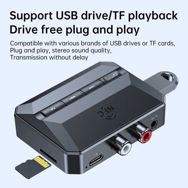 Adaptateur sans fil Audio Récepteur Haut-parleur Amplificateur  Voiture TV