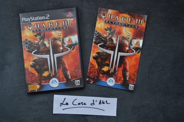 Notice/manuel Quake 3 Revolution Pour PlayStation 2 PS2