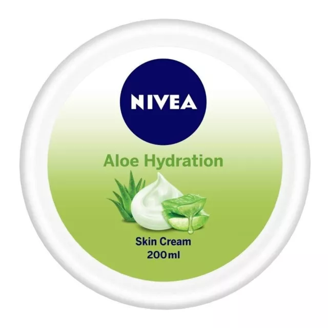 NIVEA Aloe Hydratation Cream, Soin Hydratant Rafraîchissant 200ml