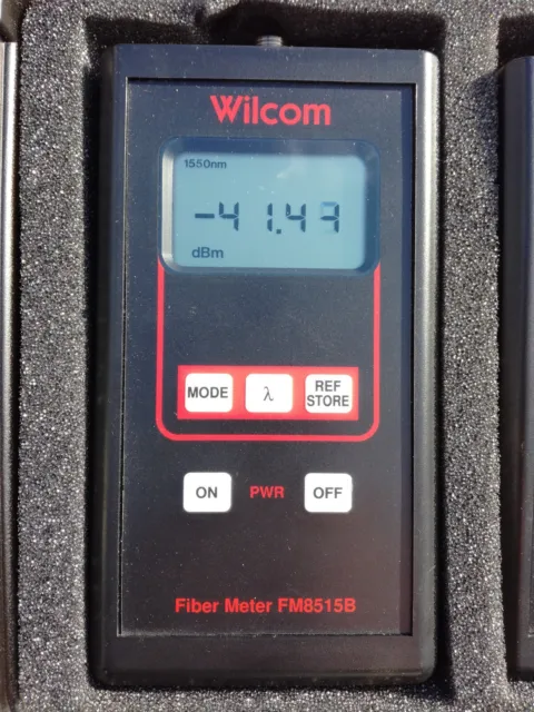 WILCOM Fiber Meter FM8515B und Fiber Source FS8513A FTTH Glasfasermessgerät 2