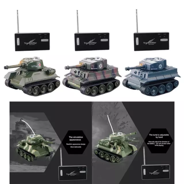 RC Battle Tank, Mini Remote Control Fight Tank Remote