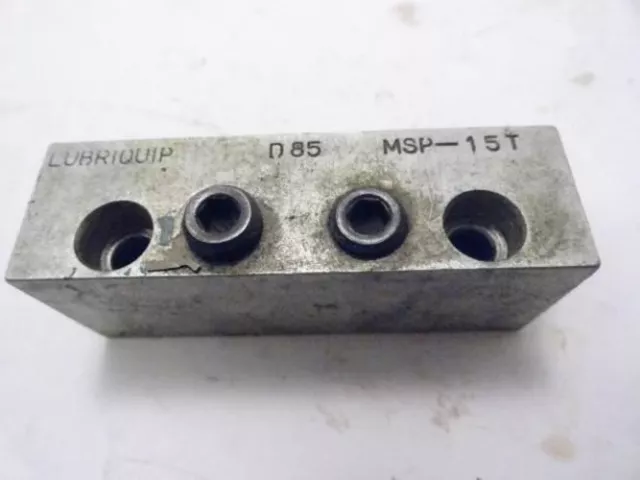 199122 Parts Only; Lubriquip MSP-15T Modular Divider Valve 2