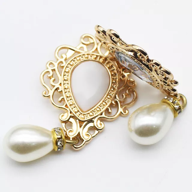 Flach Metall Perle Anhänger Dekoration Mode wunderschöne kreative Accessoires Sn