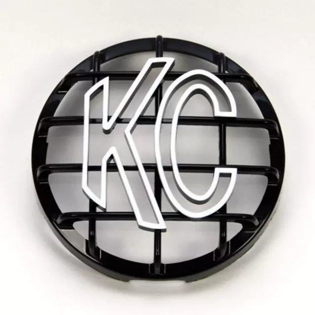 KC HiLiTES 7210 KC Stone Guard 6in ABS Plastic Black White EA