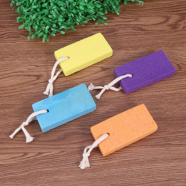 4 Pcs Natural Pumice Rubbing Stone Dead Skin Removers Stones Massage