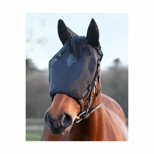Equilibrium Net Relief Riding Mask - Black - Extra Small to Extra Large