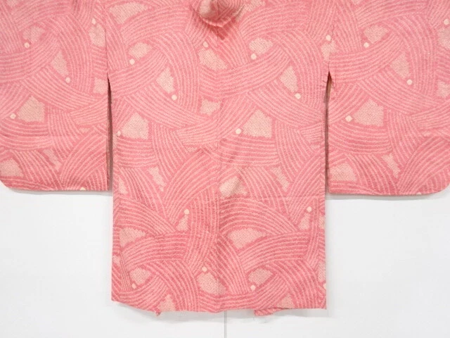 6658025: Japanese Kimono / Antique Haori / Shibori / Abstract Pattern