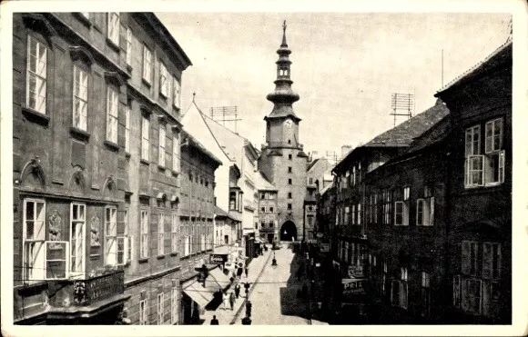 Ak Pressburg Bratislava Slowakei, Straßenpartie - 10912929
