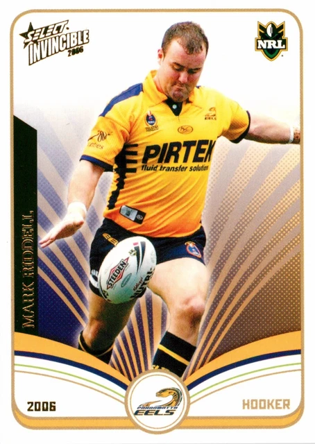 2006 PARRAMATTA EELS NRL Card MARK RIDDELL EUR 3,31 PicClick FR