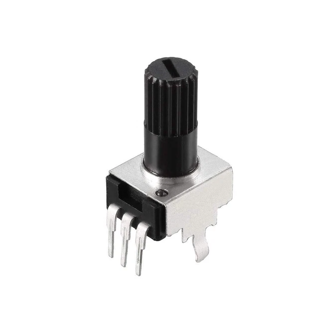 Potentiometer 10K Ohm Variable Resistors Single Turn Rotary Carbon Film 5Pcs