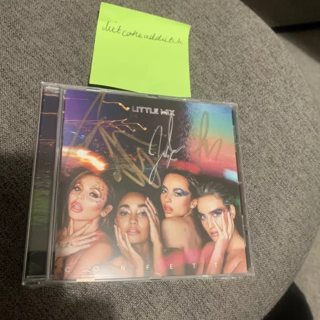 LITTLE MIX SIGNED CD All 4 CONFETTI EXCLUSIVE