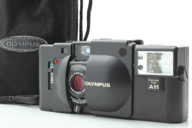 Read【EXC+++++ w/ Case】 Olympus XA2 Point & Shoot Film Camera w/ A11 Flash JAPAN