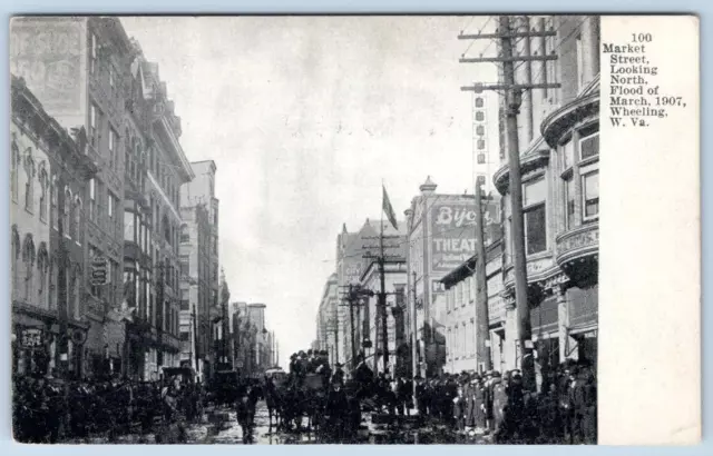 1907 Flood Wheeling West Virginia*Wv*Market Street Looking North*Ottenheimer Pc