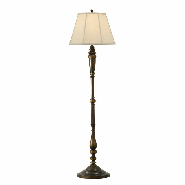Lampadaire Antique en Bronze Doré, 19ème Siècle
