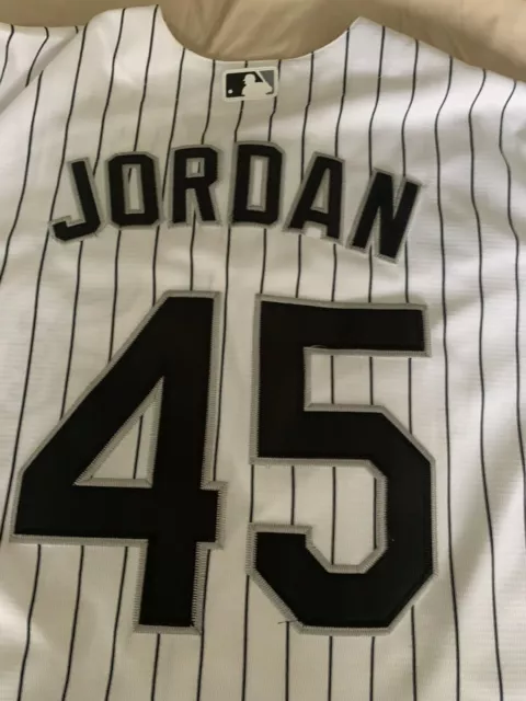 Jordan Chicago White Sox Baseball  Nike Jersey Size Large NBA Basketball Bulls