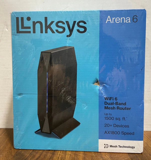 New Sealed in Box Linksys Arena 6 WiFi 6 1500 sq ft Dual-Band Mesh Router