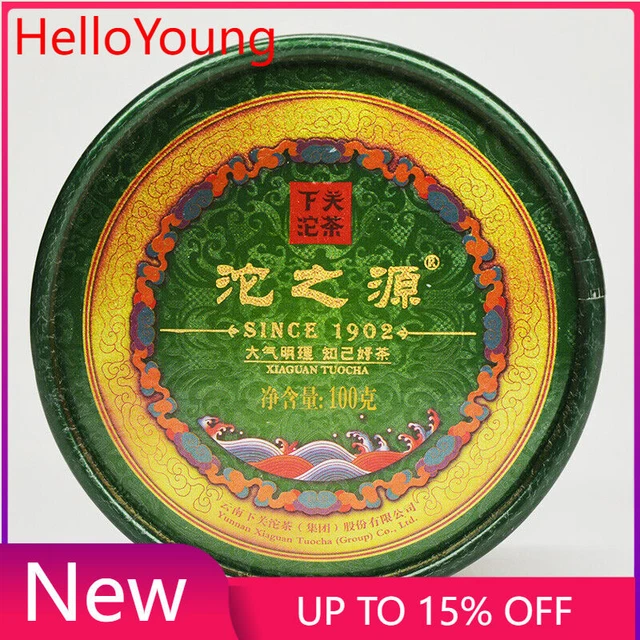 TUO ZHI YUAN *  Yunnan XiaGuan TuoCha Puerh Tea Raw Pu'er 100g with Box