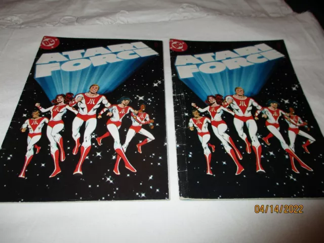 ATARI 2600 DC COMICS ATARI FORCE MINI VOL 1 No 1 retro 1982 comics 2 copies