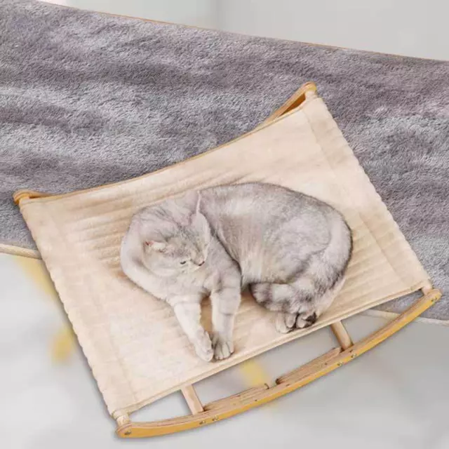 Chat en bois cadeau chaton ou petit chiot chien lit de salon pour chat