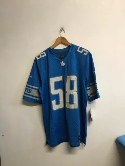 Detroit Lions Jersey Men's Nike NFL Home Jersey - M - Vega 58 - NWD